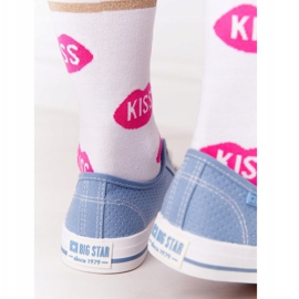 Sneakers traforate da donna Big Star FF274037 Blu 1