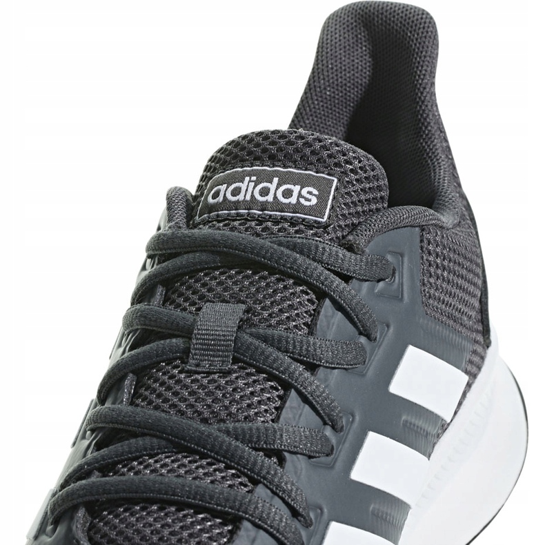 Scarpe da uomo Adidas Runfalcon grigie F36200 bianco grigio 2