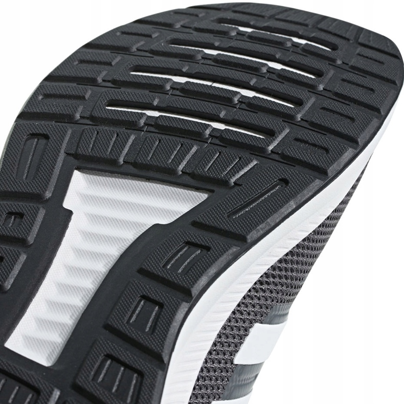 Scarpe da uomo Adidas Runfalcon grigie F36200 bianco grigio 4