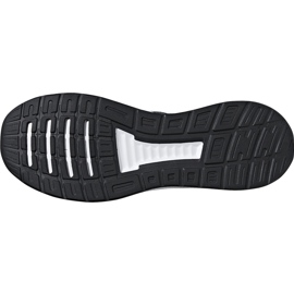Scarpe da uomo Adidas Runfalcon grigie F36200 bianco grigio 5