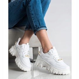 SHELOVET Sneakers Bianche Con Perle bianco 2