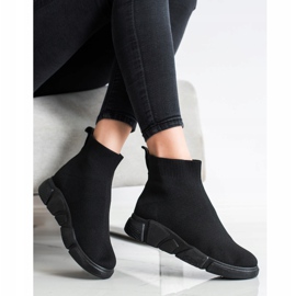 SHELOVET Sneakers senza lacci nere nero 2
