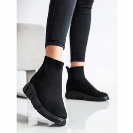 SHELOVET Sneakers senza lacci nere nero 1