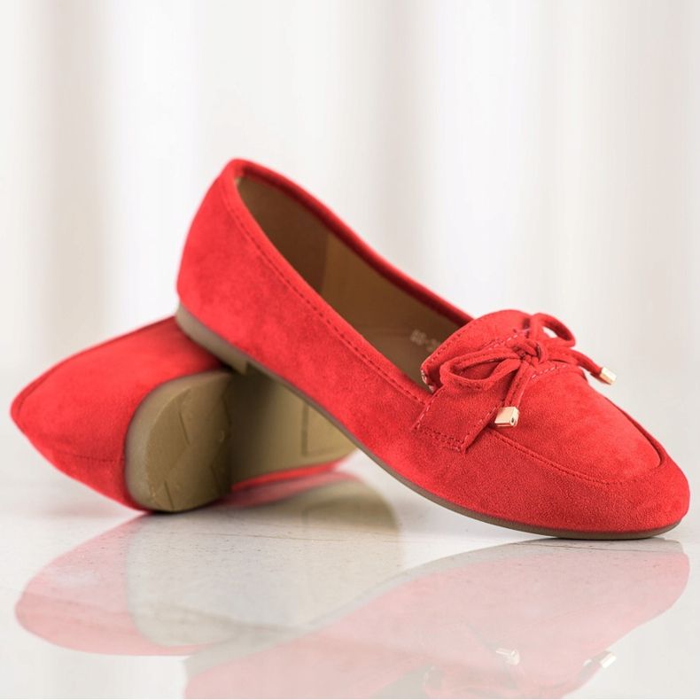 Anesia Paris Mocassini Con Fiocco rosso 1