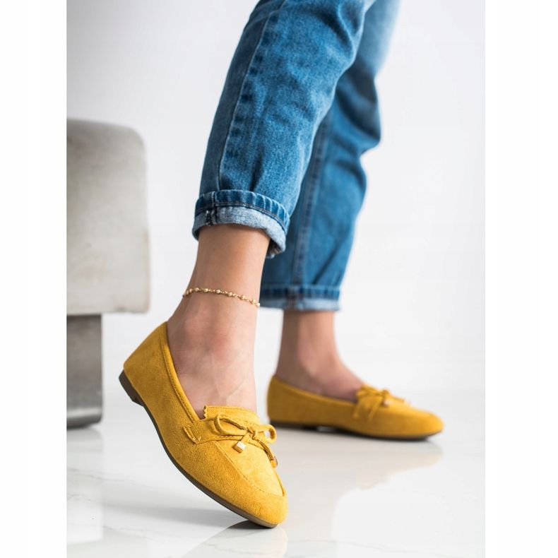 Anesia Paris Mocassini Con Fiocco giallo 2