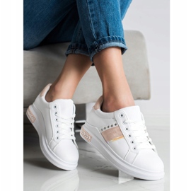SHELOVET Scarpe da ginnastica casual bianca 1