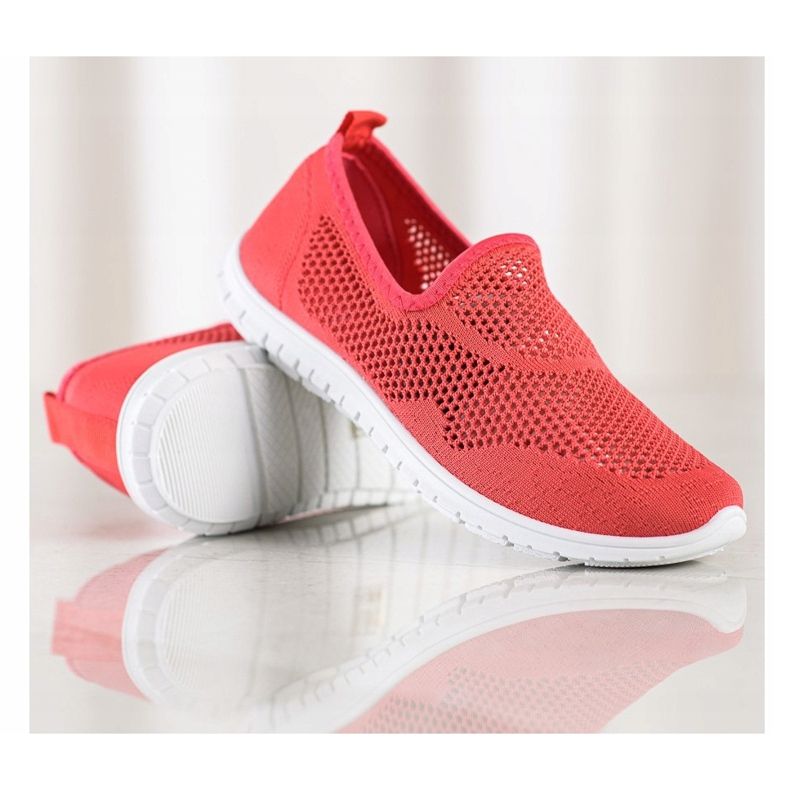 Bona Slipon traforati rosso 1