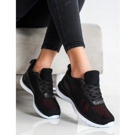 Bona Scarpe da ginnastica nere chiare nero 2