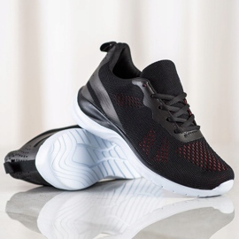Bona Scarpe da ginnastica nere chiare nero 1