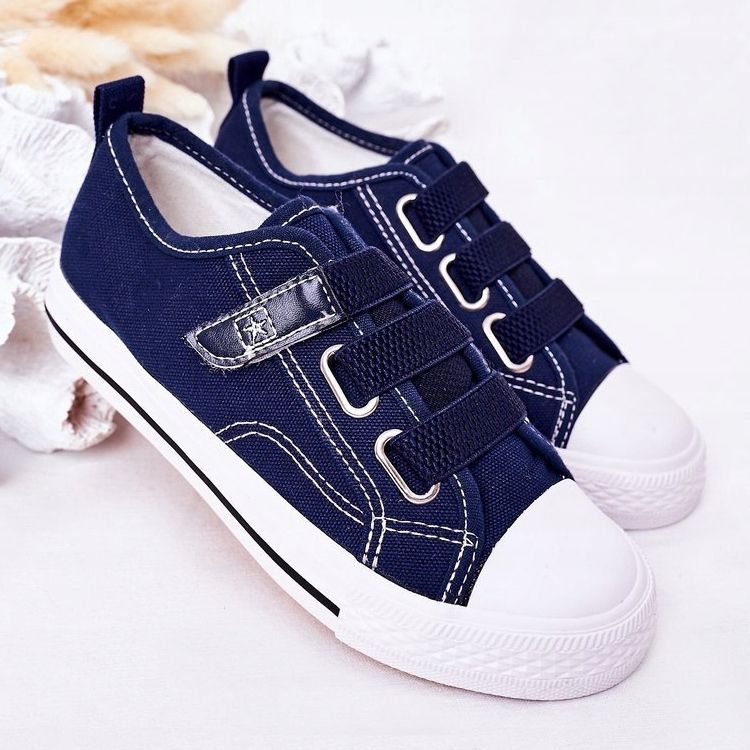 EVE Sneakers Bambini Con Velcro Blu Navy Avengers 2