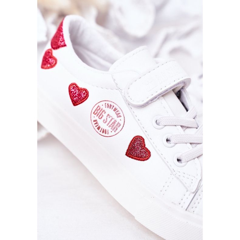 Sneakers Bambini Con Velcro Big Star HH374001 Bianco 2