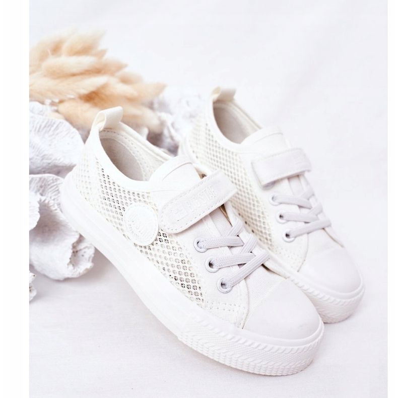 Sneakers Per Bambini Con Rete Big Star HH374014 Bianco 2