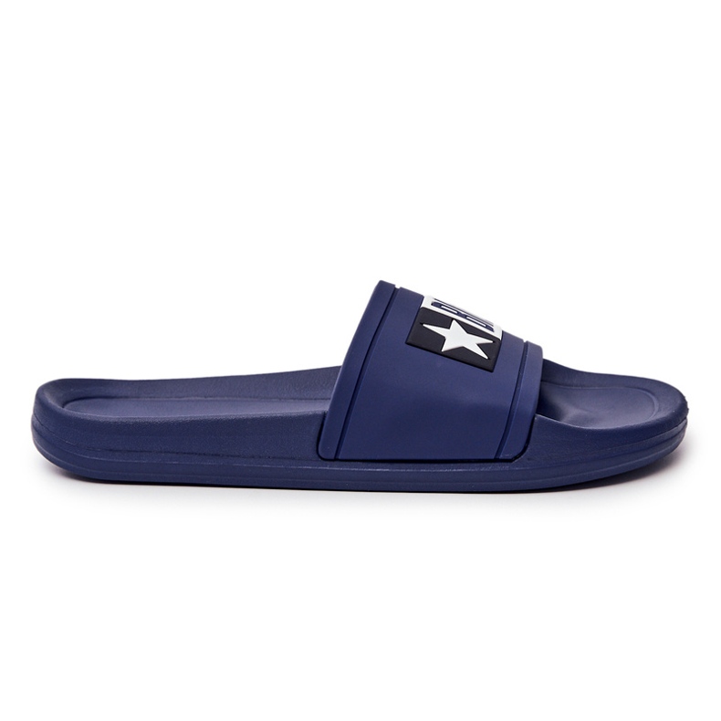 Pantofole da uomo Big Star DD174701 blu navy 1