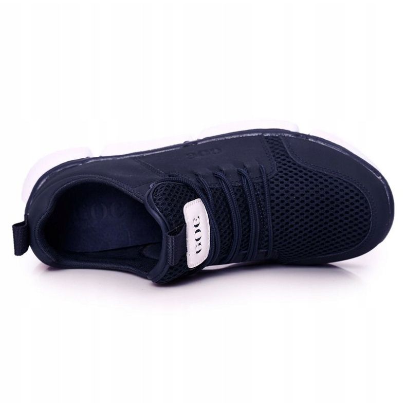 Scarpe sportive da uomo GOE HH1N4031 Sneakers blu navy 1