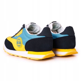 Scarpe Sportive Uomo Memory Foam Big Star HH174249 Giallo-Blu multicolore 1