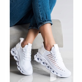 SHELOVET Sneakers bianche alla moda bianca 3