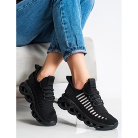 SHELOVET Scarpe da ginnastica nere alla moda nero 1