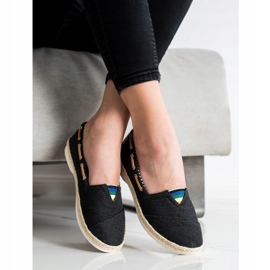 Beauty Girl'S Espadrillas in tessuto nero 1