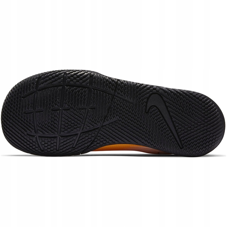 Nike Mercurial Vapor 13 Club Ic PS (V) Junior AT8170 801 scarpe da calcio bianco nero arancia 5