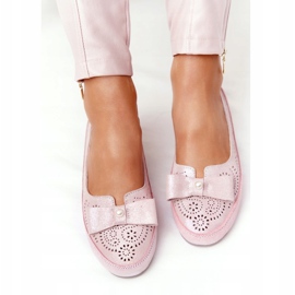 Rio Flore Ballerine Eco-Friendly in Pelle Rosa 2