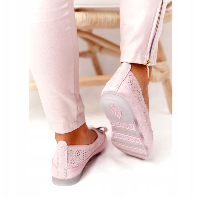 Rio Flore Ballerine Eco-Friendly in Pelle Rosa 3