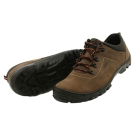 Kampol Scarpe da trekking da uomo 36 oliva marrone multicolore 4