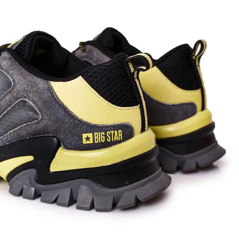 Scarpe sportive da uomo Memory Foam Big Star HH174278 Nero 1