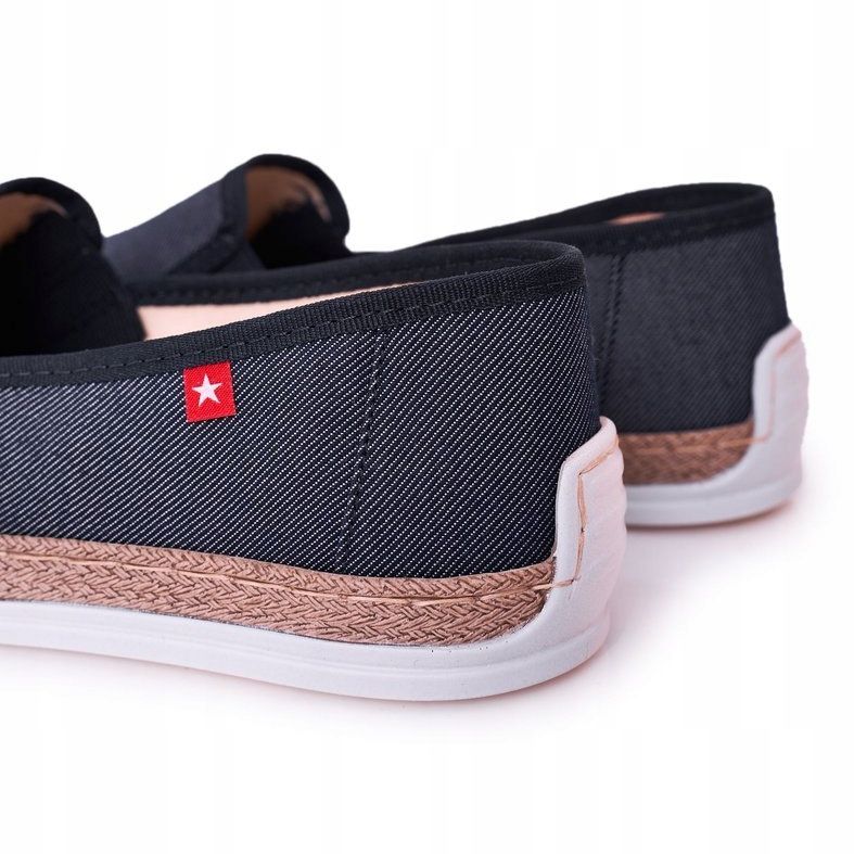 Espadrillas da uomo Big Star HH176002 Navy Blue 1