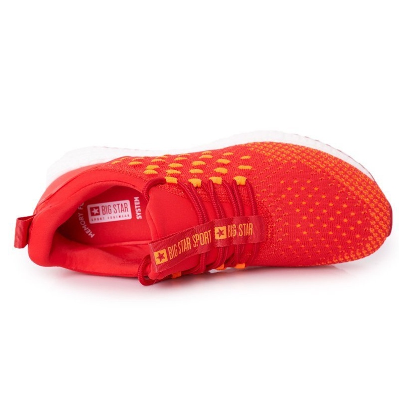 Scarpe sportive da uomo Memory Foam Big Star FF174240 Rosse rosso 1