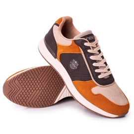 NEWS Scarpe sportive da uomo Sneakers Giallo-Marrone Harold multicolore 2