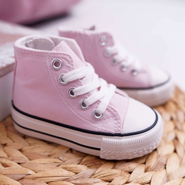 FRROCK Scarpe da ginnastica classiche da bambino Filemon rosa alte ['rosa'] 1
