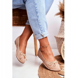Ballerine da donna Lu Boo Suede Beige 3