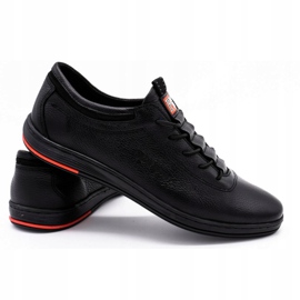 Polbut Scarpe da uomo casual nere in pelle K23 nero 2