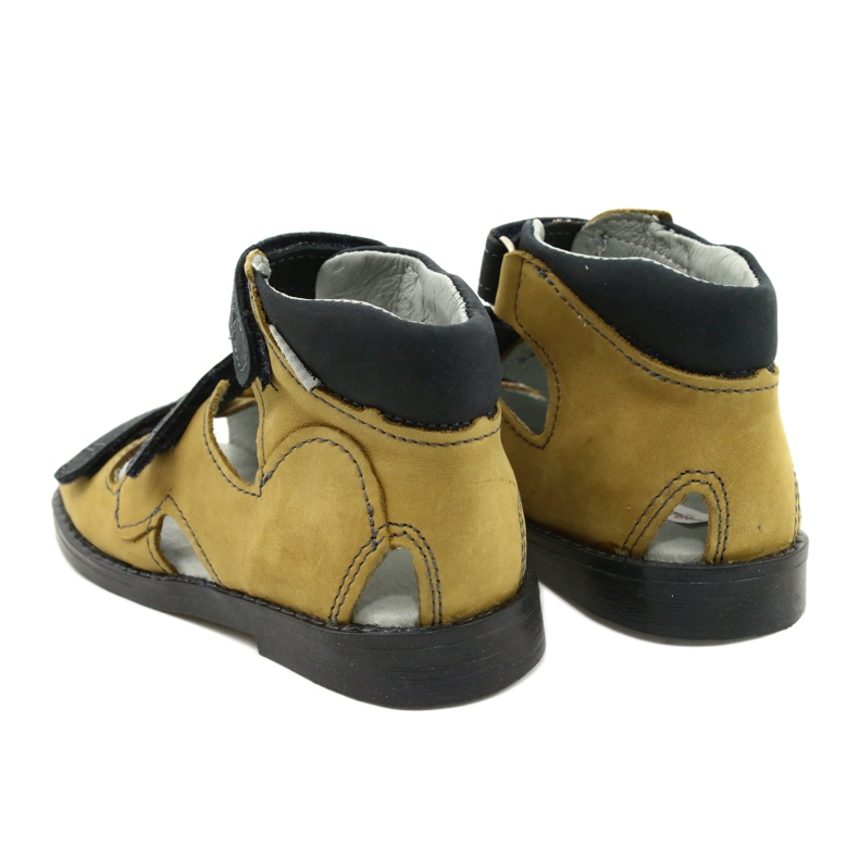 Mazurek Sandali in pelle alta preventiva 291 arancione grigio 2
