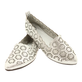 Ballerine traforate argento Filippo DP2039 SI grigio 3
