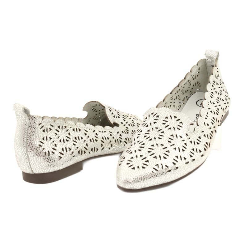 Ballerine traforate argento Filippo DP2039 SI grigio 2