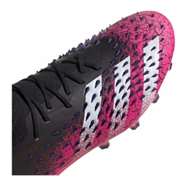 Scarpe da calcio Adidas Predator Freak.1 Low Ag M FZ3751 nero, nero, rosa nero 2