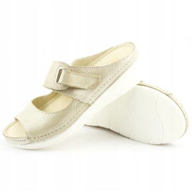 Dolce Pietro Patte in velcro 2211 beige argento 3