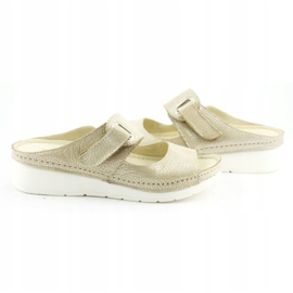 Dolce Pietro Patte in velcro 2211 beige argento 5