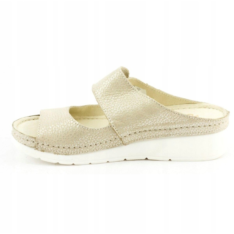 Dolce Pietro Patte in velcro 2211 beige d'argento 1