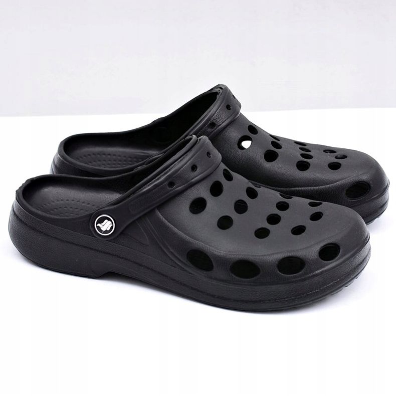 Flameshoes Sandali da uomo Black Kroks nero 3
