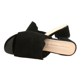 Sandali Sul Tacco Sergio Leone KL313 Nero 4
