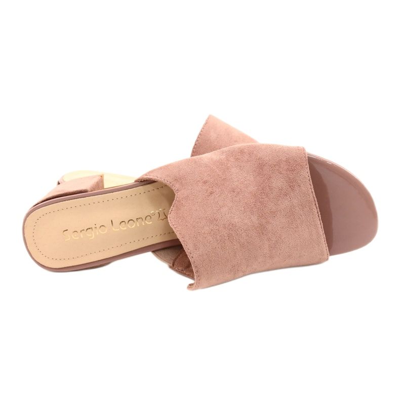 Sergio Leone Tacchi alti femminili kl313 rosa 4