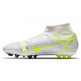 Nike Superfly 8 Academy Ag M CV0842-107 scarpe da calcio argento, bianco argento 2