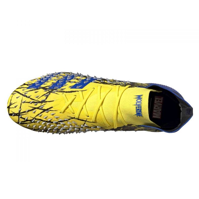 Scarpe da calcio Adidas Predator Freak.1 Fg M FY1119 multicolore giallo 2
