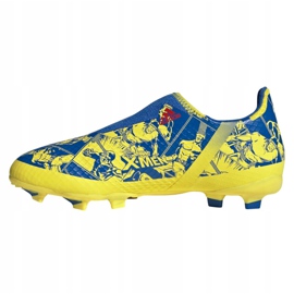 Scarpe da calcio Adidas X Ghosted.3 Ll Fg Jr GZ7557 multicolore giallo 1
