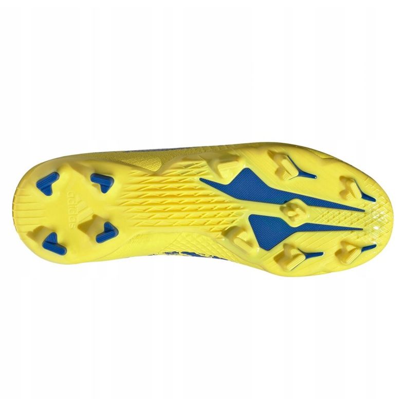 Scarpe da calcio Adidas X Ghosted.3 Ll Fg Jr GZ7557 multicolore giallo 2