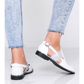 Scarpe bianche lucide Madison Ave bianco 1