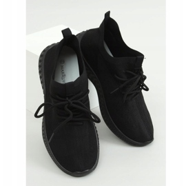 Calze nere per scarpe sportive 7819 All Black nero 1