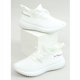Calze bianche scarpe sportive 7817 White bianca 1